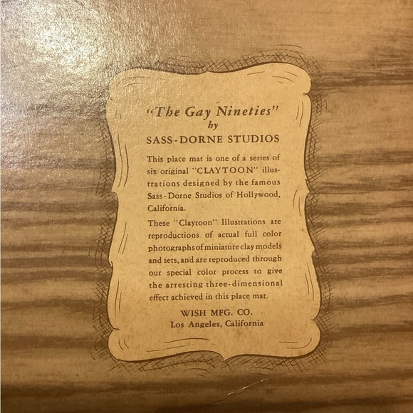 Vtg  The Gay Nineties Set of 4 Picture Frames - Picture 12 of 14